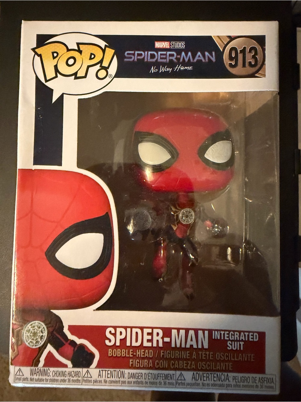 Funko Pop! Spider-Man Integrated Suit, #913, NWT
